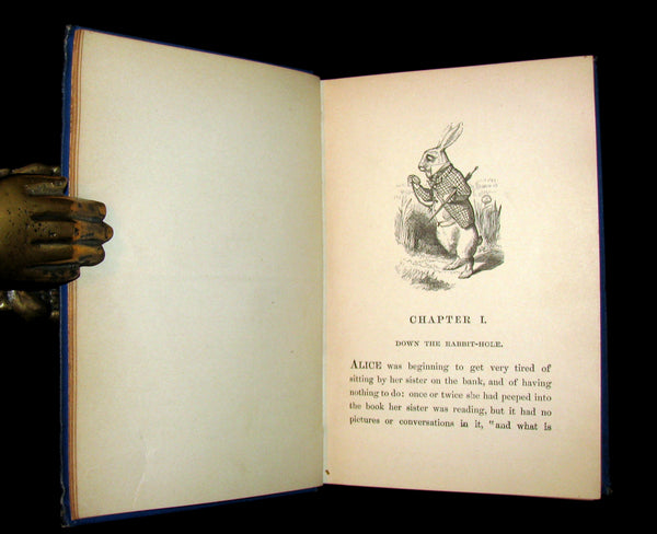 1888 Scarce early Blue edition - ALICE'S ADVENTURES IN WONDERLAND by Lewis Carroll.