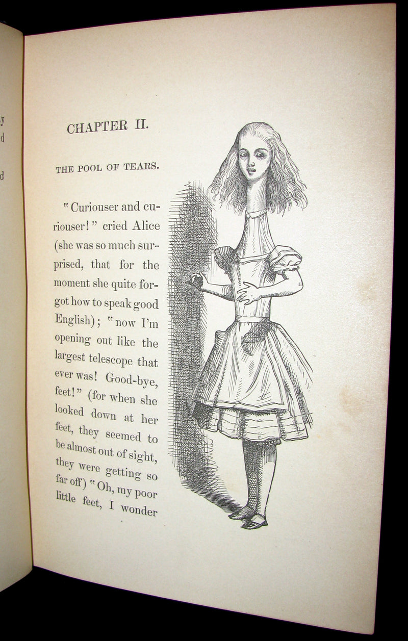 1888 Scarce early Blue edition - ALICE'S ADVENTURES IN WONDERLAND by Lewis Carroll.