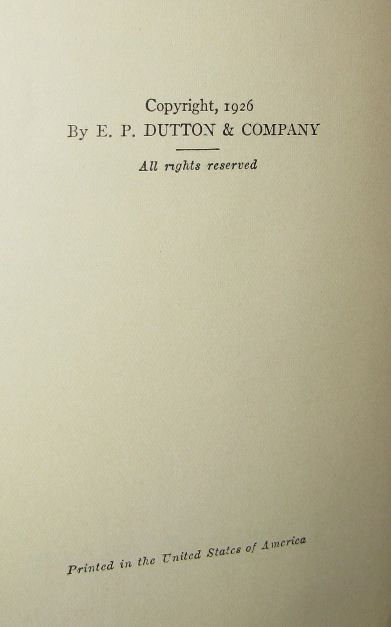 1926 First Edition - WINNIE-THE-POOH by A. A. Milne & Illustrated by Ernest H. Shepard.