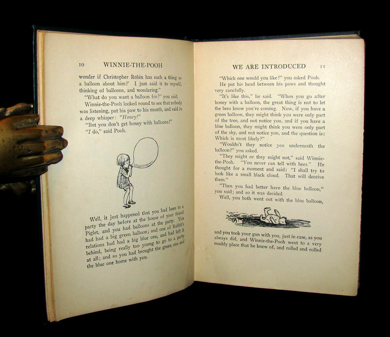 1926 First Edition - WINNIE-THE-POOH by A. A. Milne & Illustrated by Ernest H. Shepard.