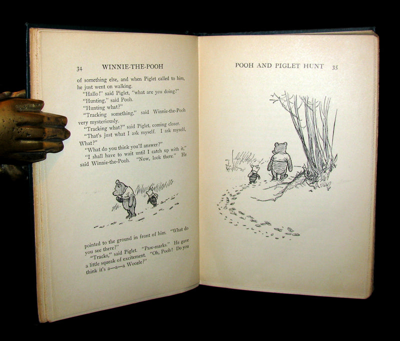 1926 First Edition - WINNIE-THE-POOH by A. A. Milne & Illustrated by Ernest H. Shepard.