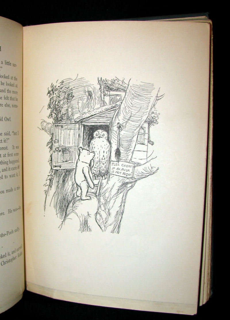 1926 First Edition - WINNIE-THE-POOH by A. A. Milne & Illustrated by Ernest H. Shepard.