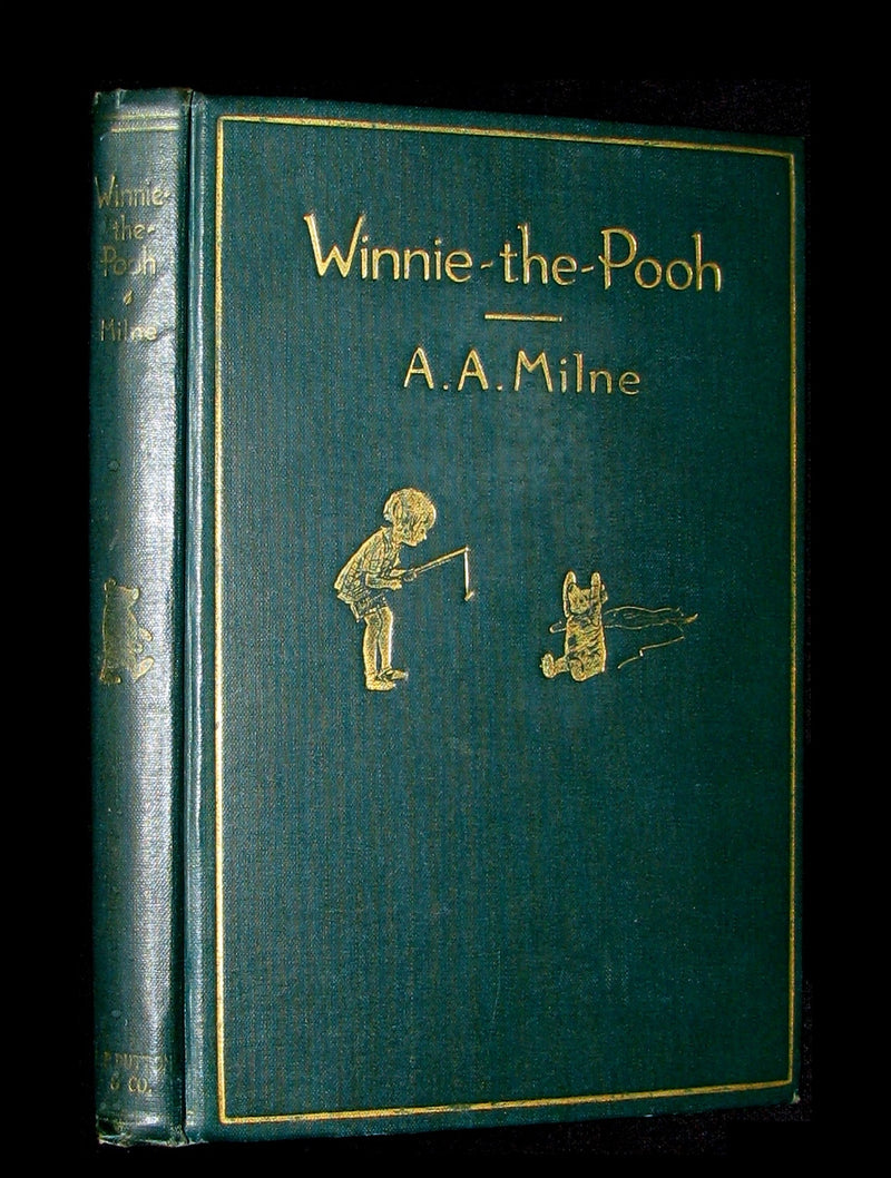 1926 First Edition - WINNIE-THE-POOH by A. A. Milne & Illustrated by Ernest H. Shepard.