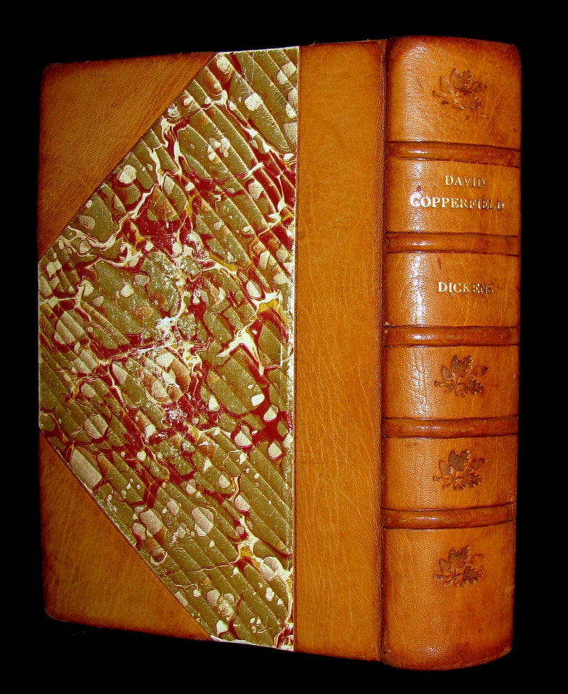 1892 Rare Victorian Book - DAVID COPPERFIELD by Charles Dickens. Illustrated.