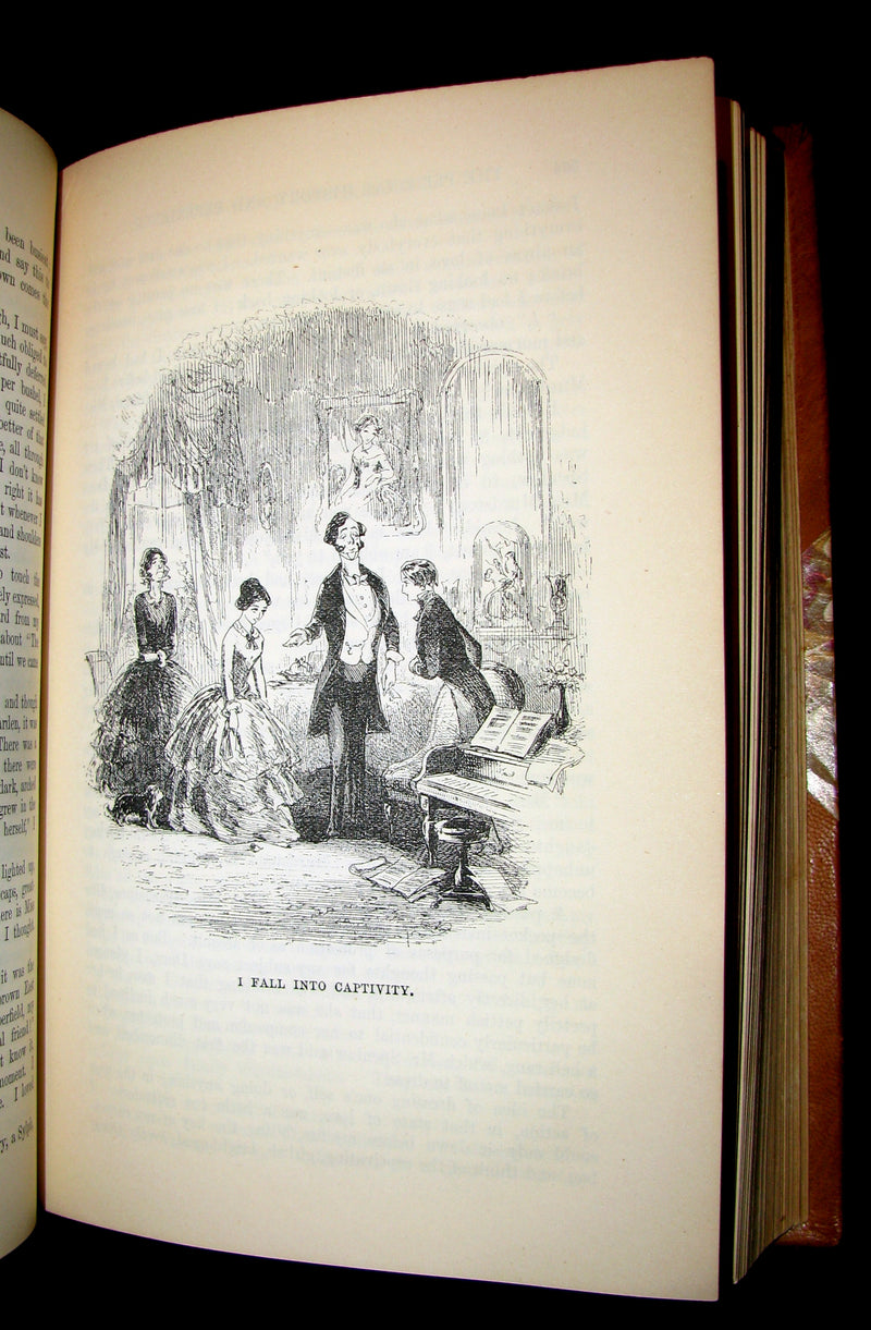 1892 Rare Victorian Book - DAVID COPPERFIELD by Charles Dickens. Illustrated.