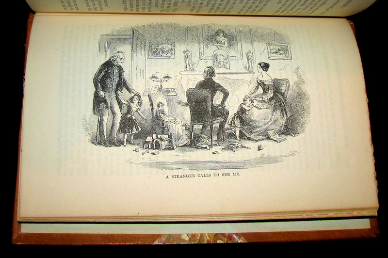 1892 Rare Victorian Book - DAVID COPPERFIELD by Charles Dickens. Illustrated.