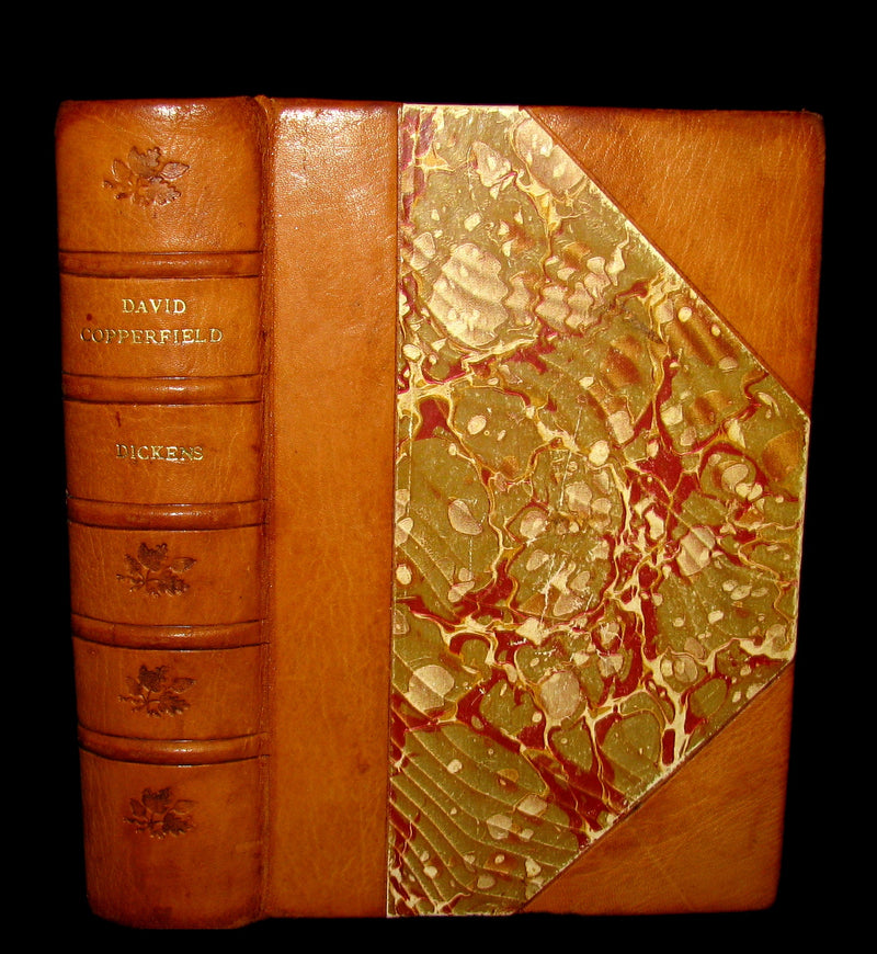 1892 Rare Victorian Book - DAVID COPPERFIELD by Charles Dickens. Illustrated.