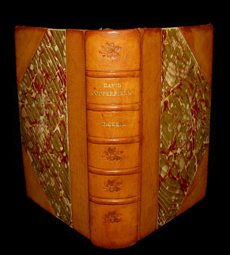 1892 Rare Victorian Book - DAVID COPPERFIELD by Charles Dickens. Illustrated.