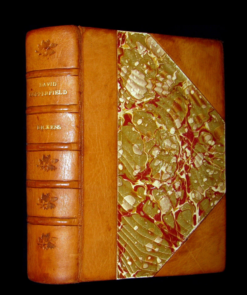 1892 Rare Victorian Book - DAVID COPPERFIELD by Charles Dickens. Illustrated.