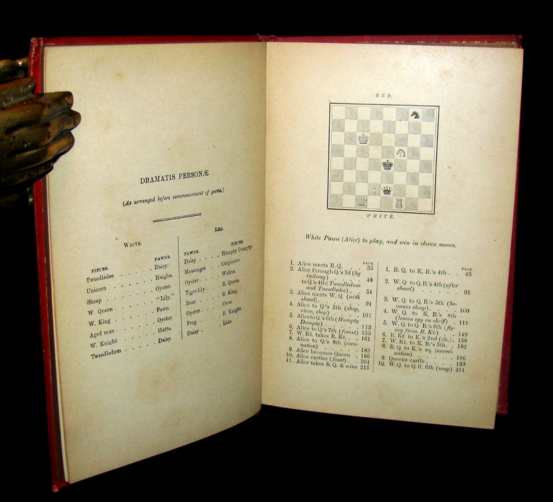1880 Rare Book - Through the Looking-Glass, and What Alice Found There by Lewis Carroll