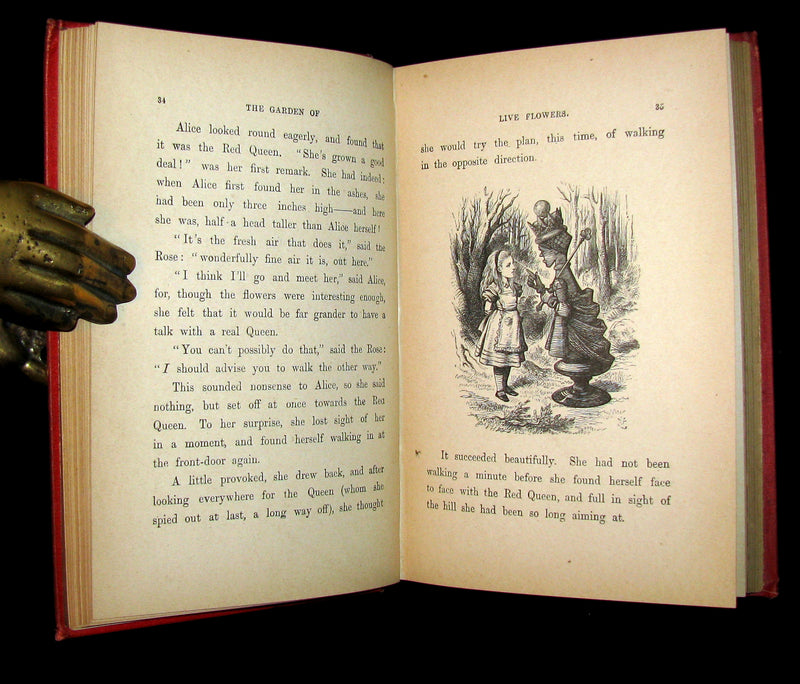 1880 Rare Book - Through the Looking-Glass, and What Alice Found There by Lewis Carroll