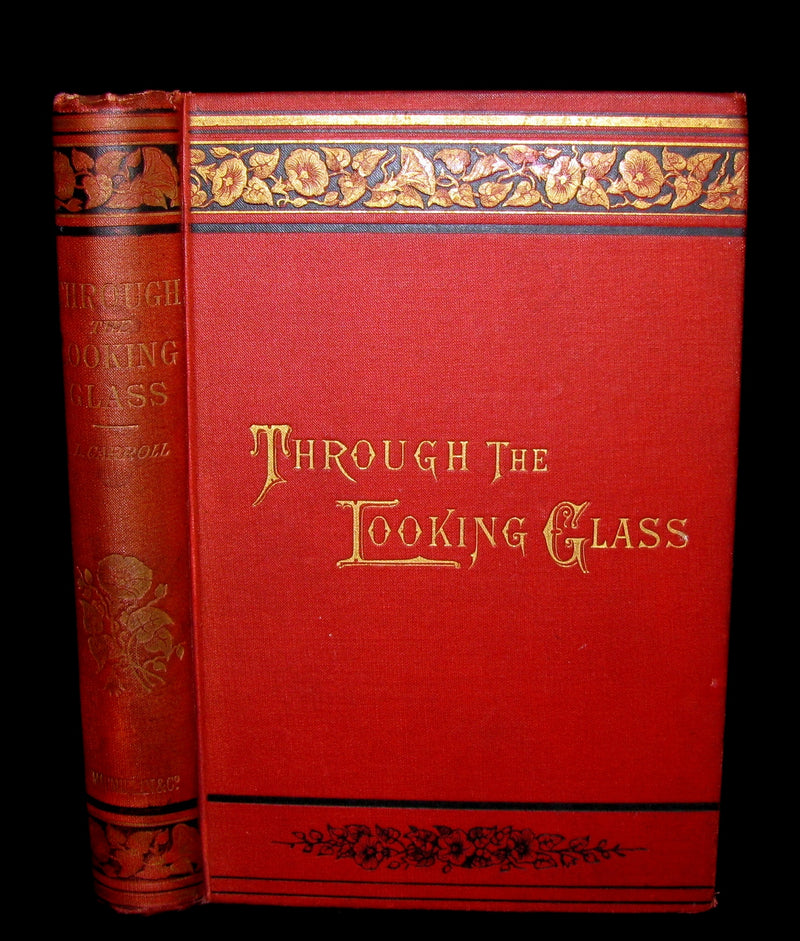 1880 Rare Book - Through the Looking-Glass, and What Alice Found There by Lewis Carroll