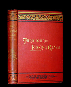 1880 Rare Book - Through the Looking-Glass, and What Alice Found There by Lewis Carroll
