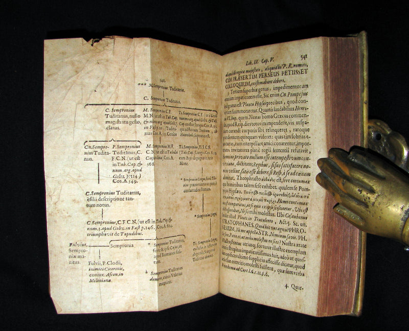 1663 Rare Latin Vellum Book - Christophori Adami Ruperti - Observations on Roman Historians.