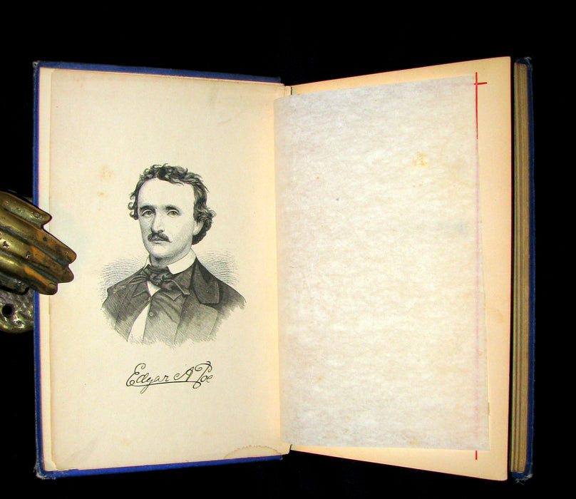 1882 Rare Victorian Book - Poems of Edgar Allan POE (The Raven, Lenore, Ulalume, ...)