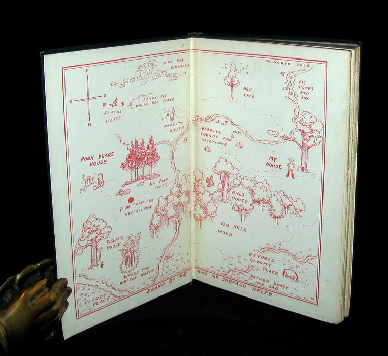 1926 Rare First Edition Book - WINNIE-THE-POOH by Milne & Illustrated by Shepard.