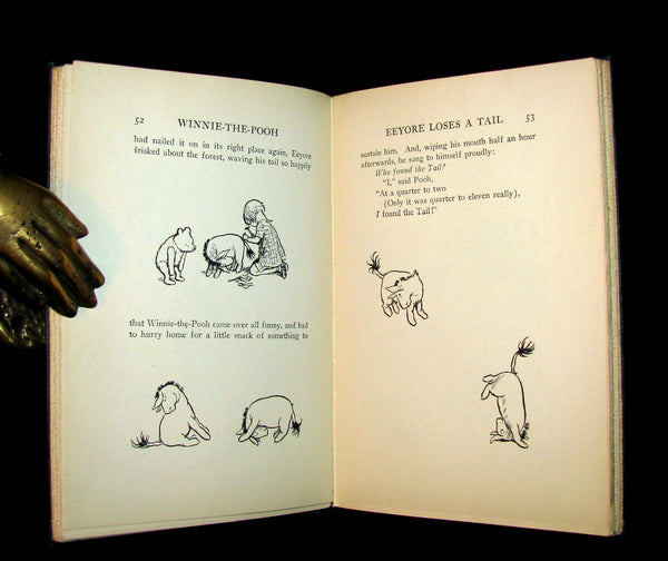 1926 Rare First Edition Book - WINNIE-THE-POOH by Milne & Illustrated by Shepard.