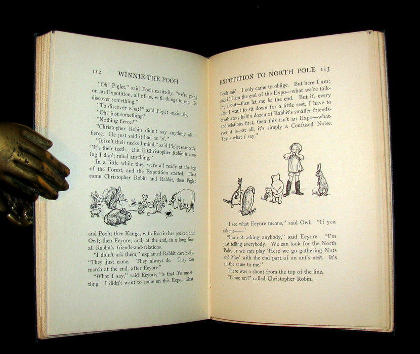 1926 Rare First Edition Book - WINNIE-THE-POOH by Milne & Illustrated by Shepard.