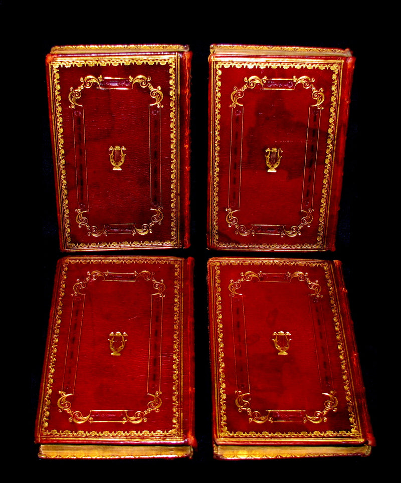 1822 Rare Book set - The Decameron, or, Ten Days' Entertainment of Boccaccio.