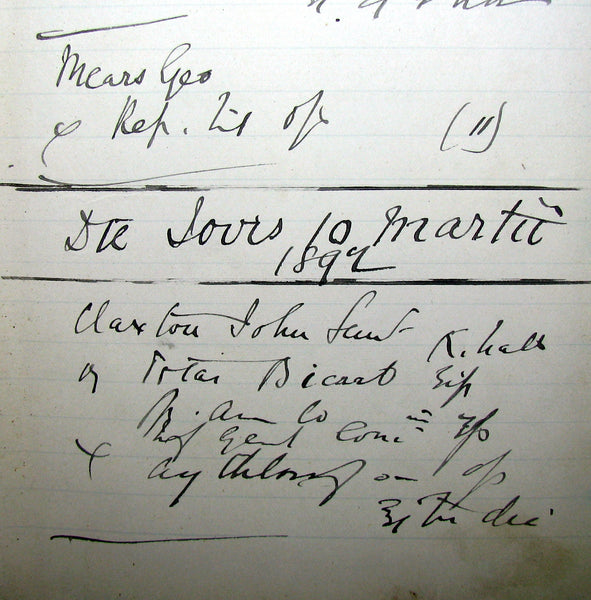 1892 Scarce Unique Victorian Prescription Book - from the Norwich Norfolk England area.