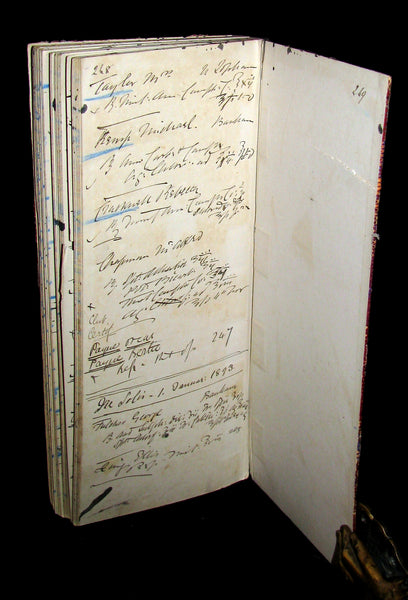 1892 Scarce Unique Victorian Prescription Book - from the Norwich Norfolk England area.