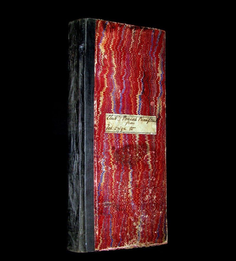 1892 Scarce Unique Victorian Prescription Book - from the Norwich Norfolk England area.