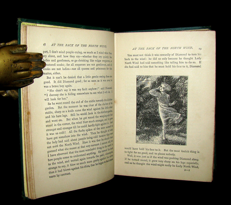 1872 Rare Edition - AT THE BACK OF THE NORTH WIND by George MacDonald
