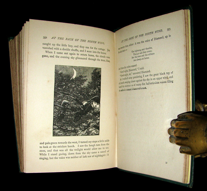 1872 Rare Edition - AT THE BACK OF THE NORTH WIND by George MacDonald