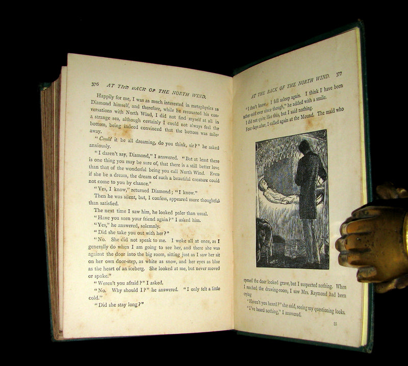 1872 Rare Edition - AT THE BACK OF THE NORTH WIND by George MacDonald