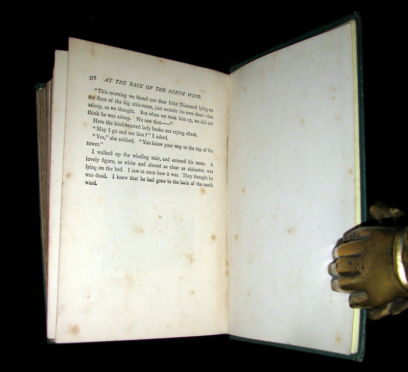 1872 Rare Edition - AT THE BACK OF THE NORTH WIND by George MacDonald
