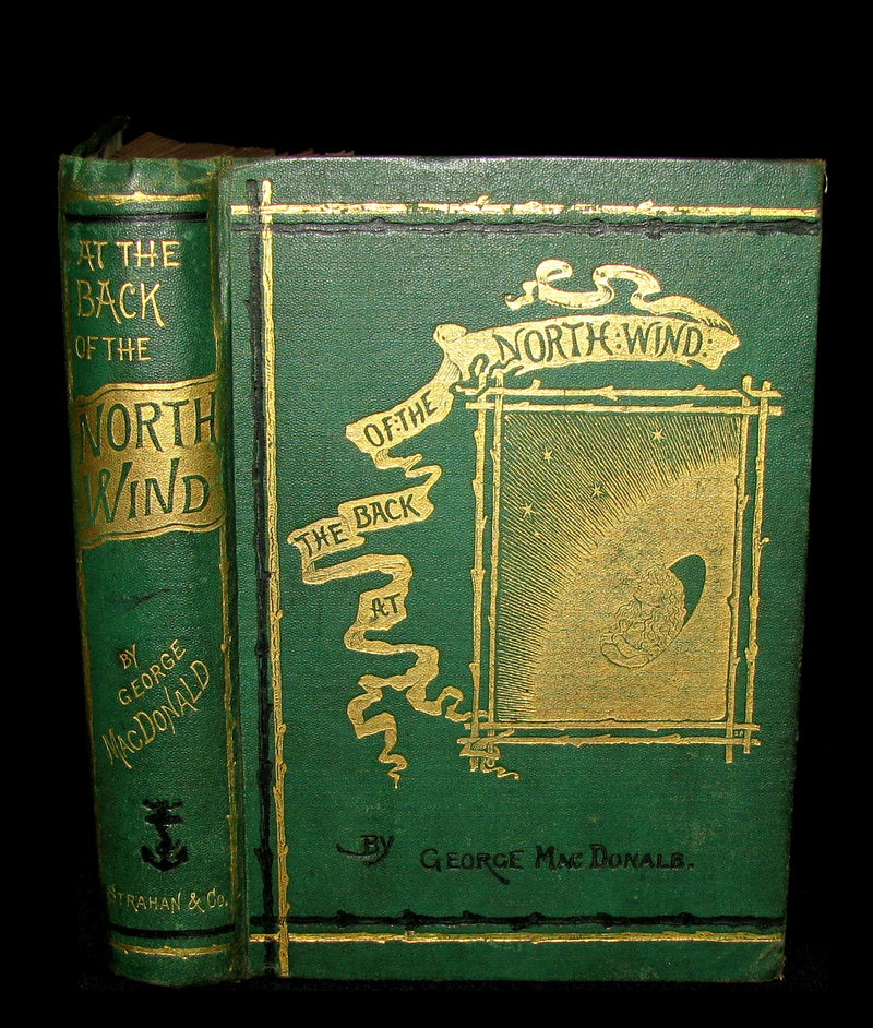 1872 Rare Edition - AT THE BACK OF THE NORTH WIND by George MacDonald