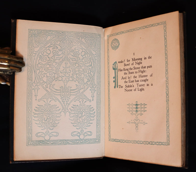 1917 Scarce De-Luxe Binding - Rubaiyat of Omar Khayyam wonderfully Illustrated by Willy Pogany.