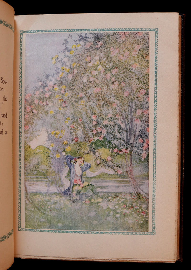 1917 Scarce De-Luxe Binding - Rubaiyat of Omar Khayyam wonderfully Illustrated by Willy Pogany.