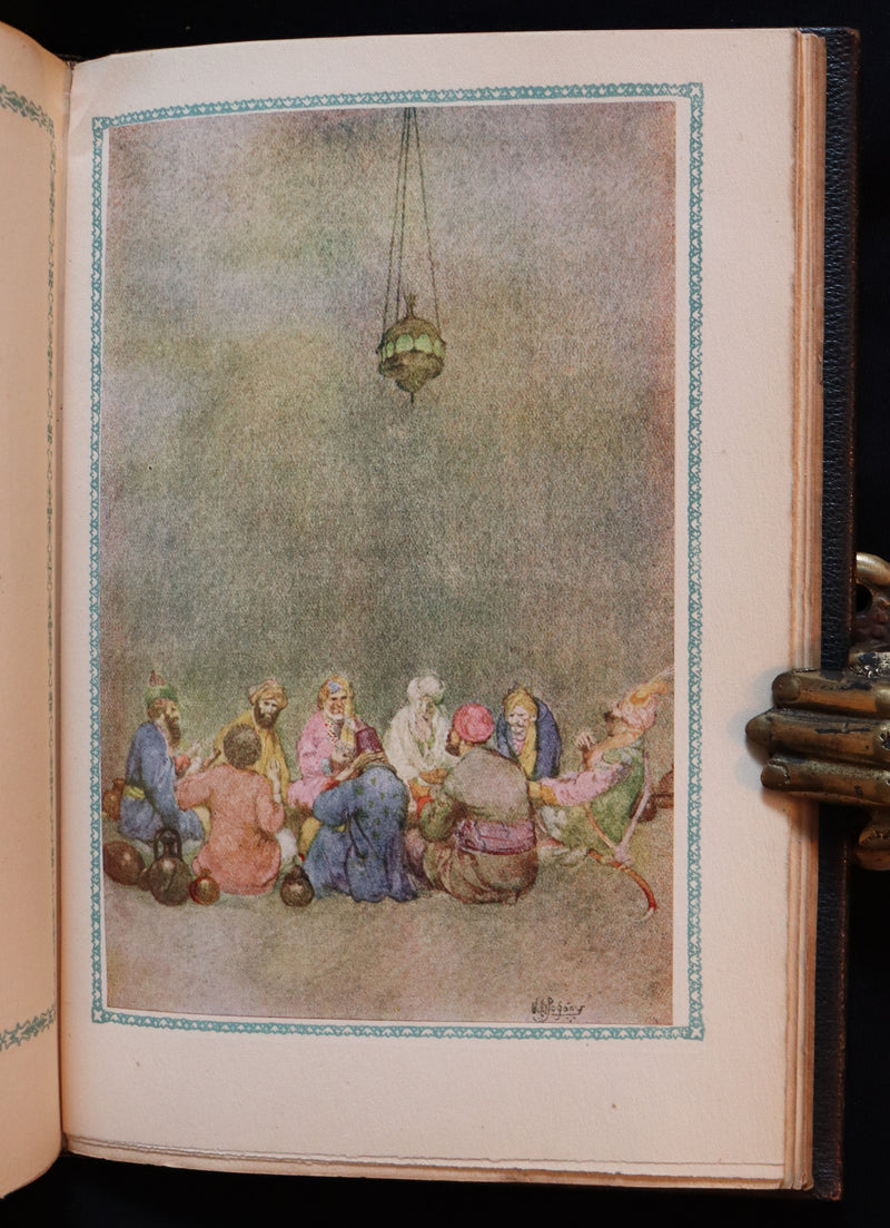 1917 Scarce De-Luxe Binding - Rubaiyat of Omar Khayyam wonderfully Illustrated by Willy Pogany.
