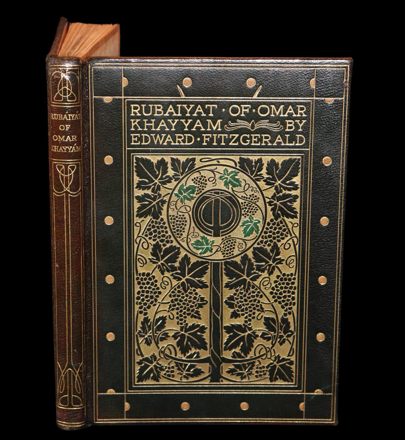 1917 Scarce De-Luxe Binding - Rubaiyat of Omar Khayyam wonderfully Illustrated by Willy Pogany.