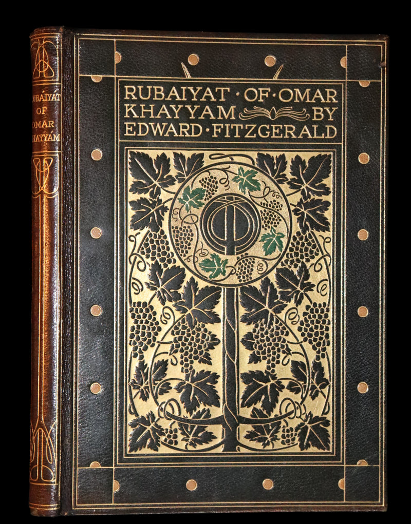 1917 Scarce De-Luxe Binding - Rubaiyat of Omar Khayyam wonderfully Illustrated by Willy Pogany.