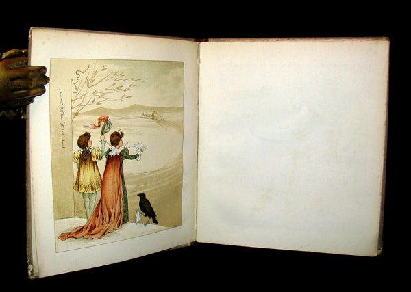 1885 Scarce Victorian Book -  The Snow Queen by Hans Christian Andersen illustrated by T. Pym