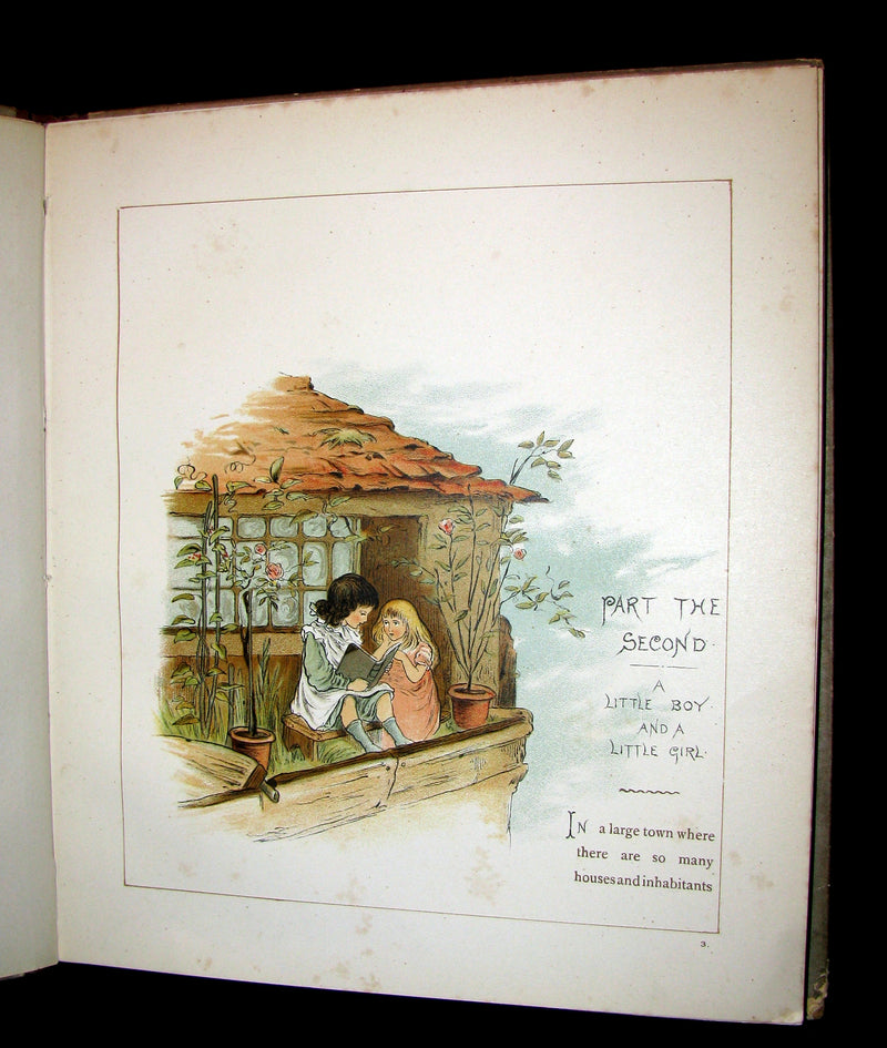 1885 Scarce Victorian Book -  The Snow Queen by Hans Christian Andersen illustrated by T. Pym