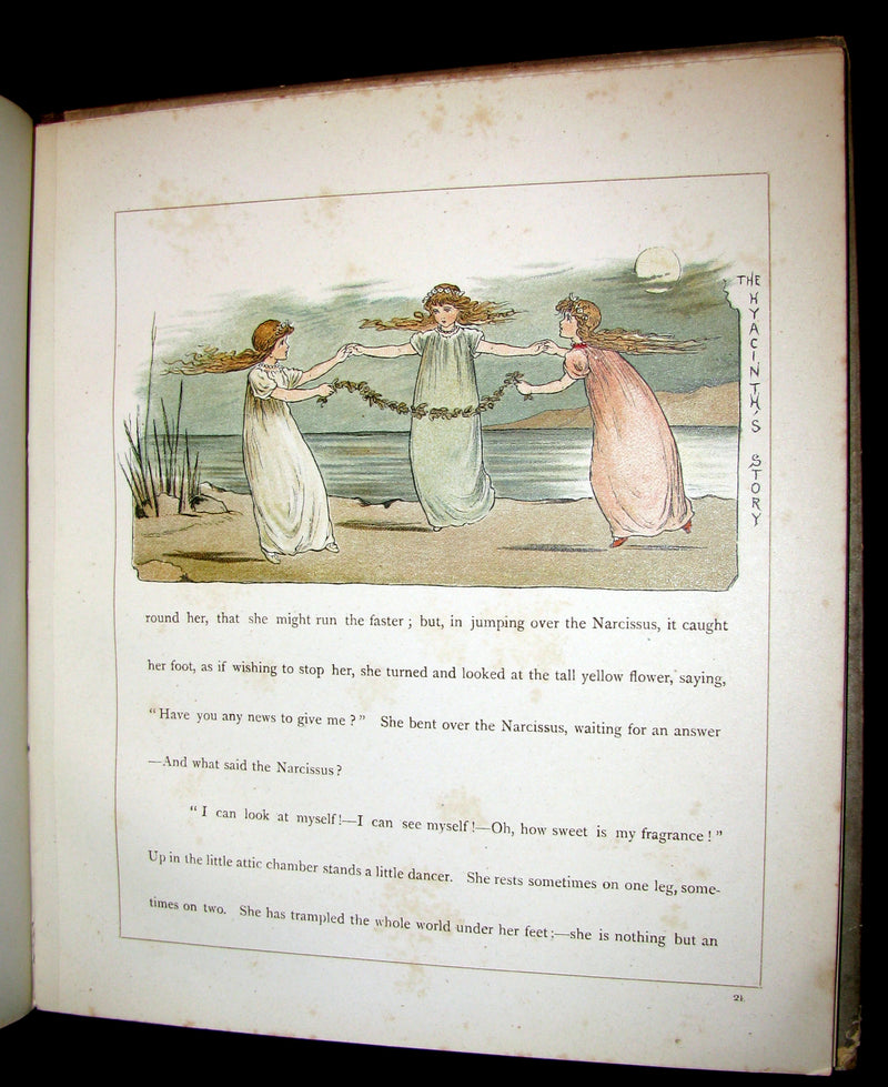 1885 Scarce Victorian Book -  The Snow Queen by Hans Christian Andersen illustrated by T. Pym