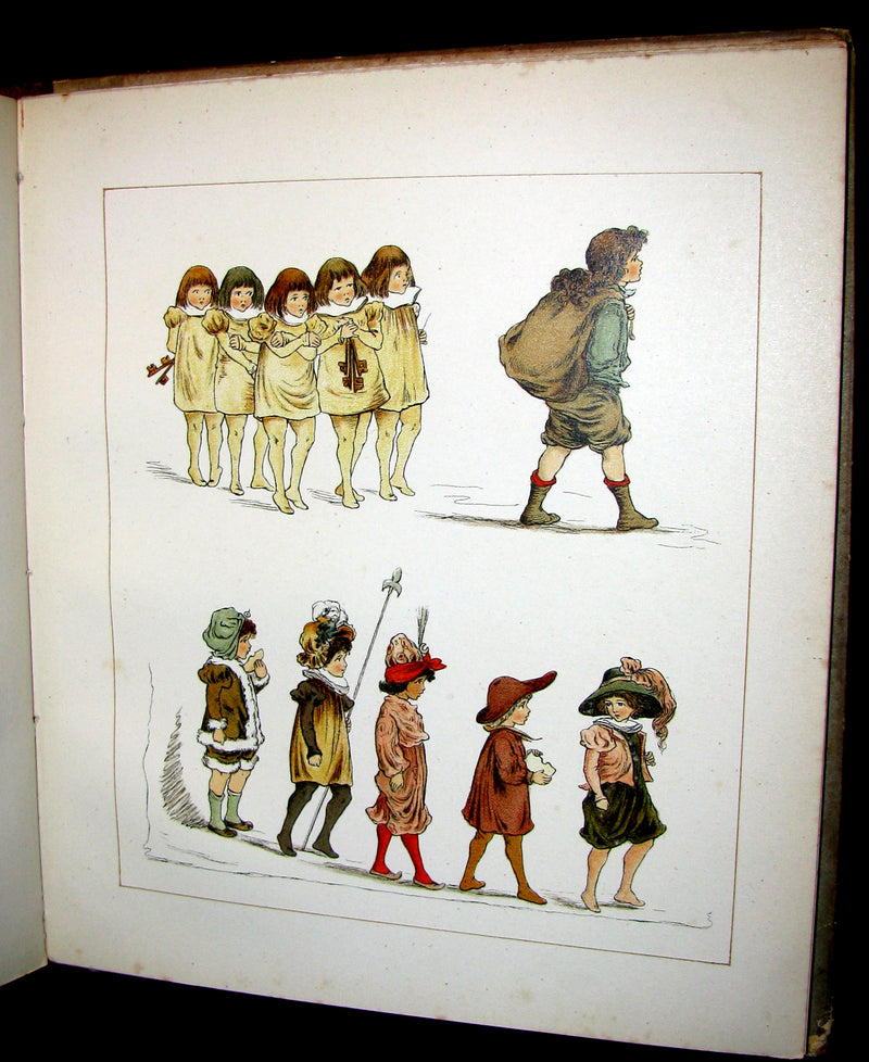 1885 Scarce Victorian Book -  The Snow Queen by Hans Christian Andersen illustrated by T. Pym