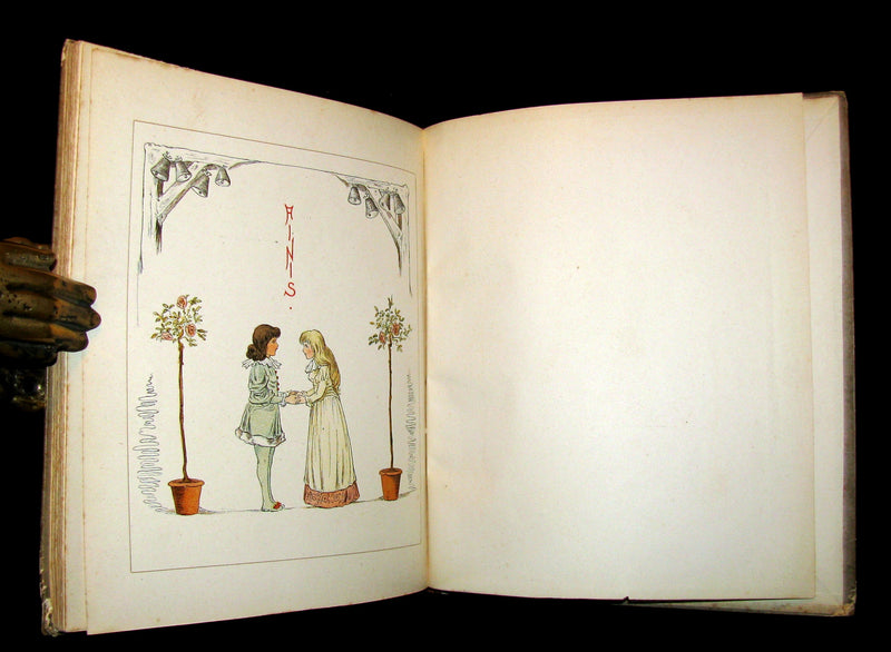 1885 Scarce Victorian Book -  The Snow Queen by Hans Christian Andersen illustrated by T. Pym