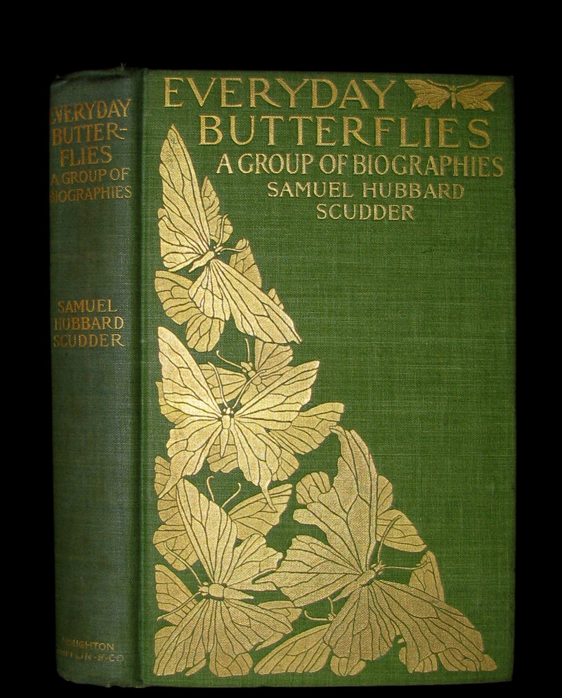 1899 Rare First Edition Book - Every-Day Butterflies A group of Biographies by Samuel Hubbard Scudder