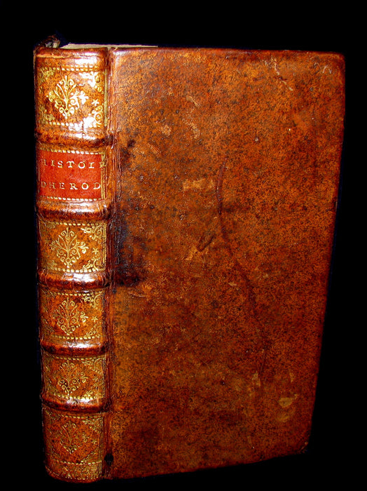 1700 Scarce French Book -  History of the Roman Empire by HERODIANUS - Histoire D'Hérodien.