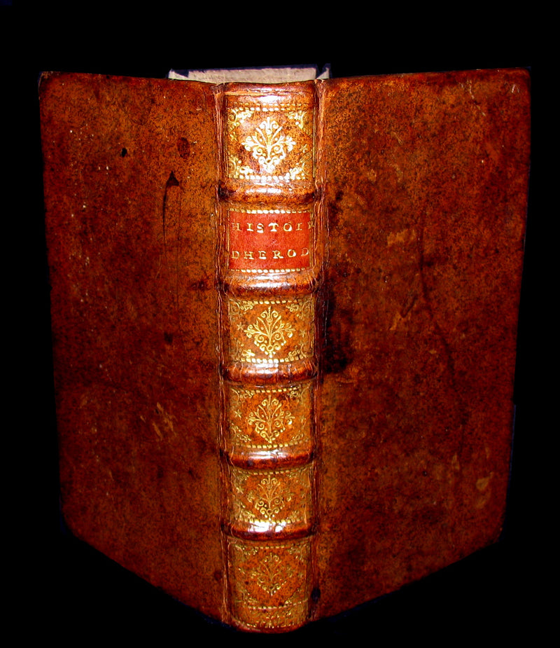 1700 Scarce French Book -  History of the Roman Empire by HERODIANUS - Histoire D'Hérodien.