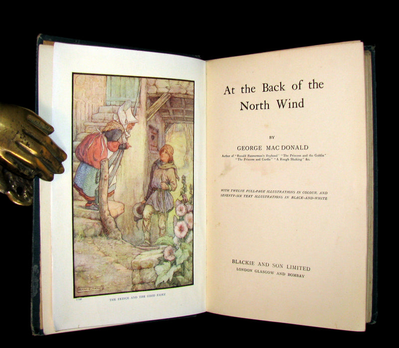 1911 Rare Edition - AT THE BACK OF THE NORTH WIND by George MacDonald.