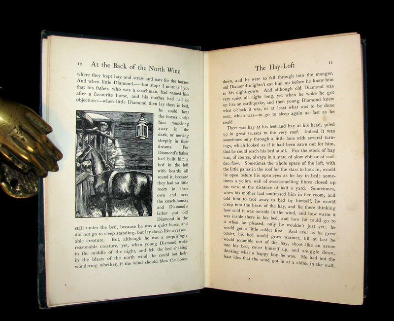 1911 Rare Edition - AT THE BACK OF THE NORTH WIND by George MacDonald.