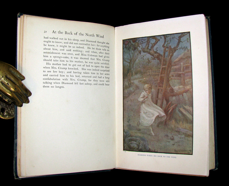 1911 Rare Edition - AT THE BACK OF THE NORTH WIND by George MacDonald.