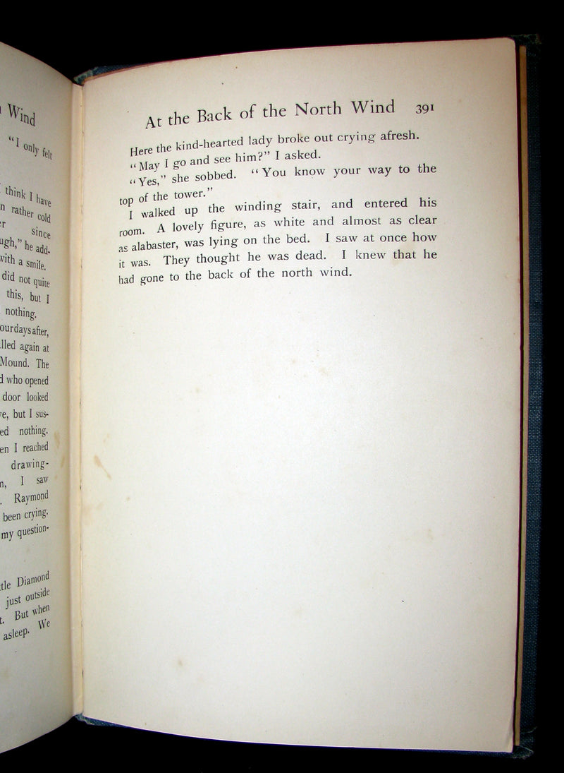 1911 Rare Edition - AT THE BACK OF THE NORTH WIND by George MacDonald.