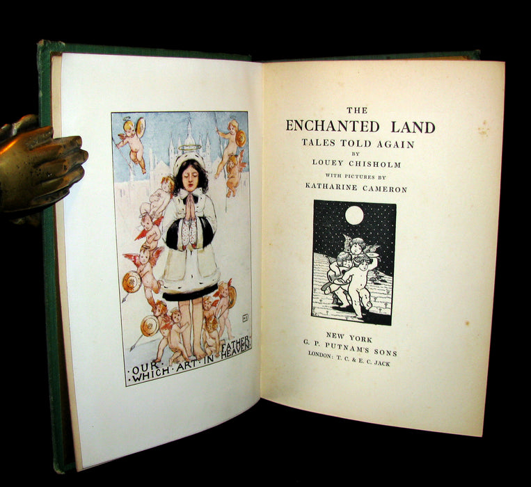 1906 Rare First Edition - The Enchanted Land Illustrated by KATHARINE CAMERON.