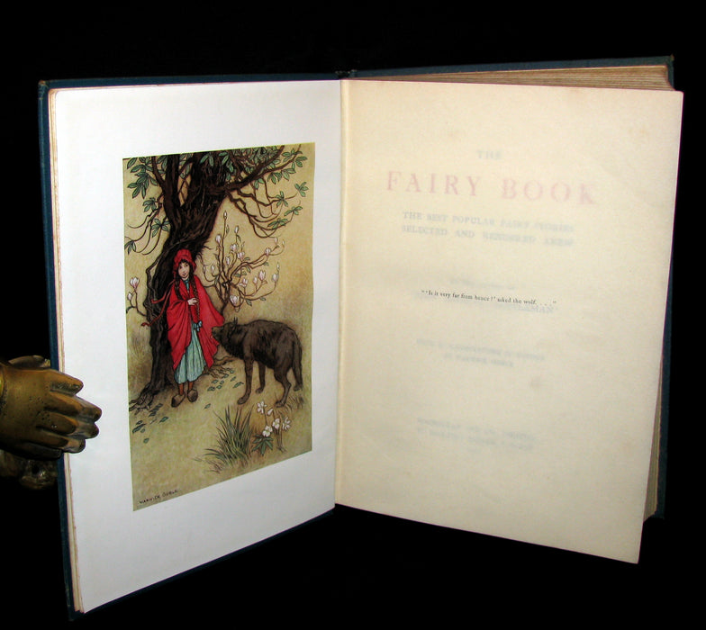 1913 Rare First Edition - THE FAIRY BOOK Illustrated by Warwick Goble.